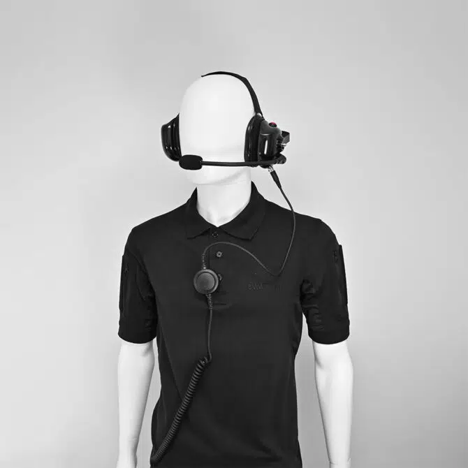 SWATCOM Heavy Duty Neckband Quick Disconnect Headset - Image 4